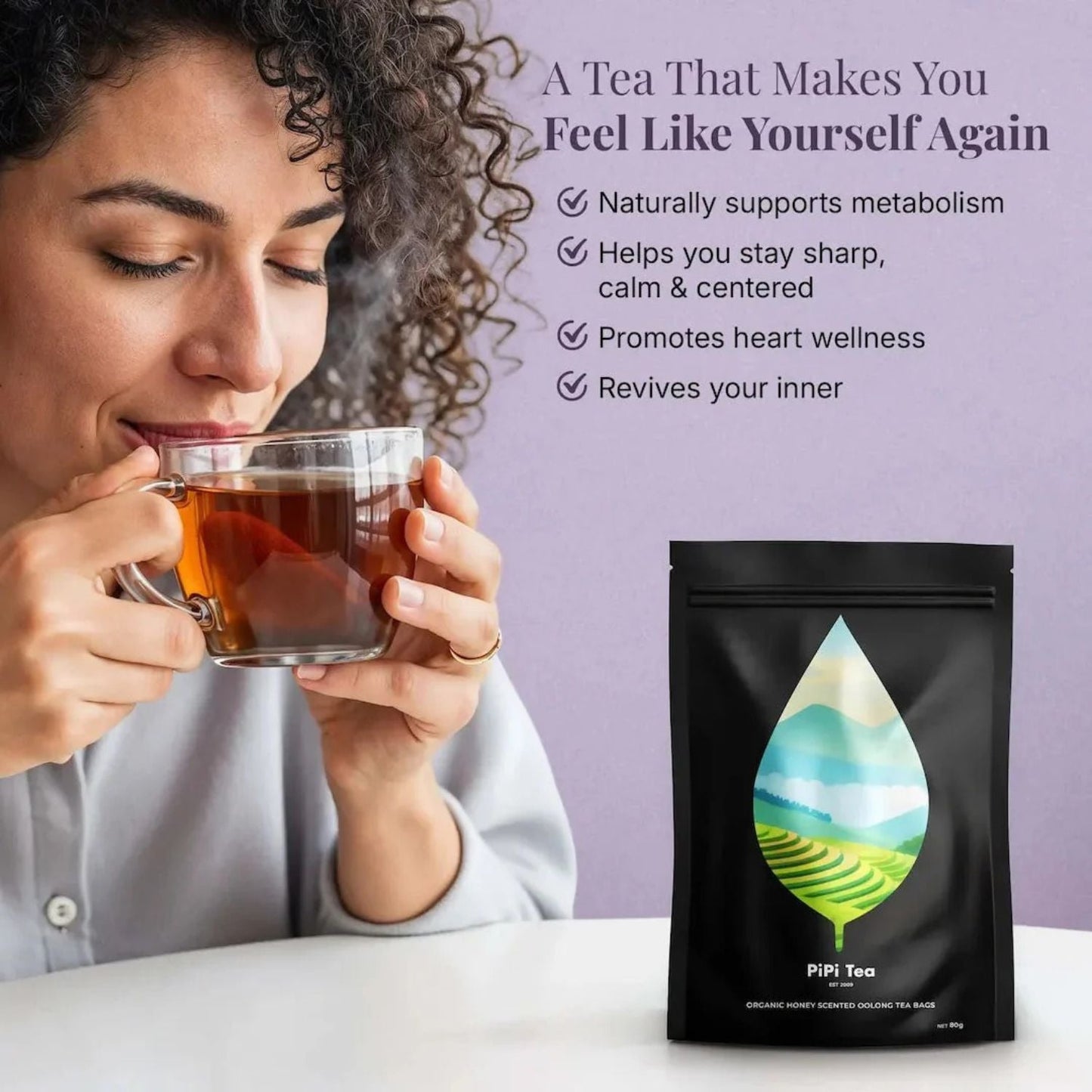PiPi Tea Organic Oolong tea